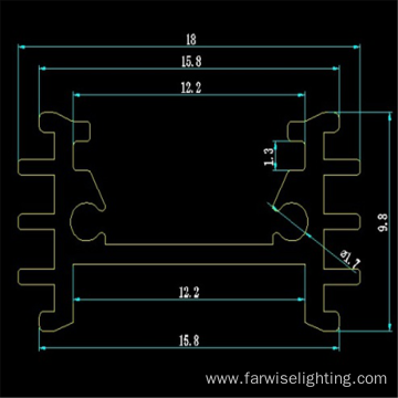 Aluminum Profile LED Profile Housing Strip Lighting